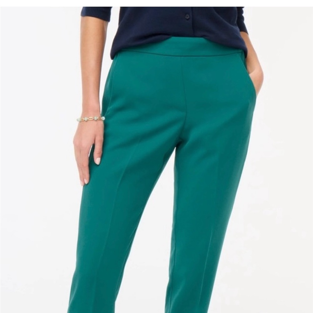 NWT!  J Crew Jamie Pant.  Size 2P.  Vivid Jade